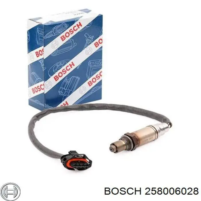 Sonda lambda czujnik tlenu przed katalizatorem prawy 258006028 Bosch