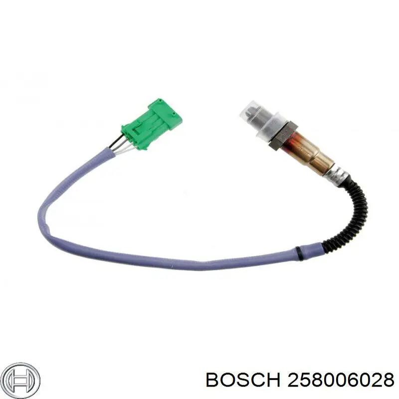 Sonda lambda czujnik tlenu przed katalizatorem prawy Bosch 258006028 cena, od 44,59 USD