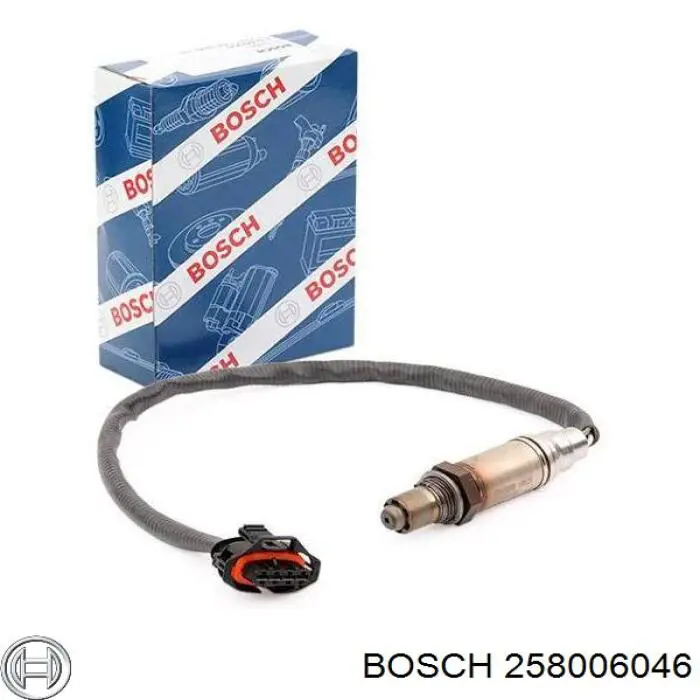 258006046 Bosch Sonda lambda czujnik tlenu po katalizatorze