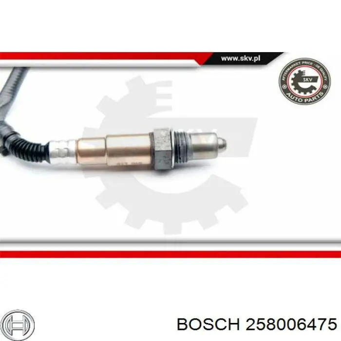Sonda lambda czujnik tlenu po katalizatorze Bosch 258006475 cena, od 66,21 USD