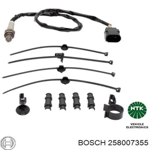 258007355 Bosch Sonda lambda czujnik tlenu przed katalizatorem