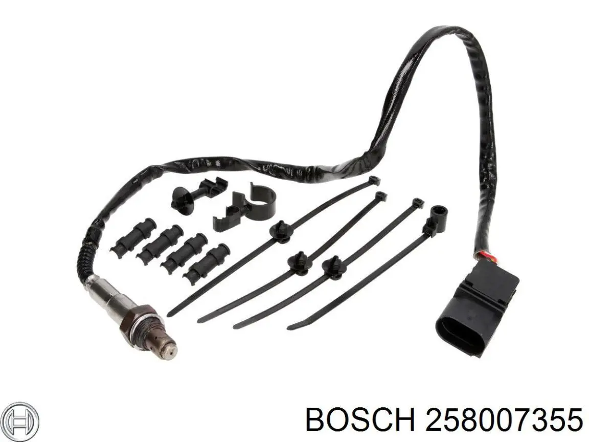 Do koszyka 258007355 Bosch Sonda lambda czujnik tlenu przed katalizatorem