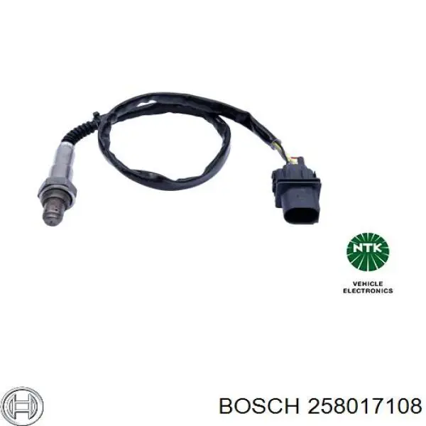 258017108 Bosch Sonda lambda czujnik tlenu przed katalizatorem