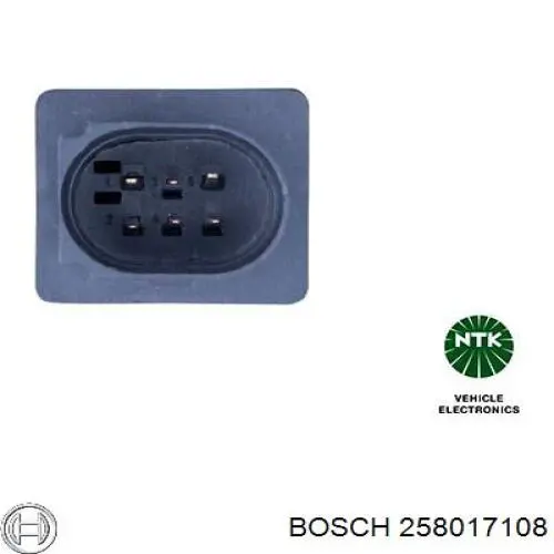 Do koszyka 258017108 Bosch Sonda lambda czujnik tlenu przed katalizatorem
