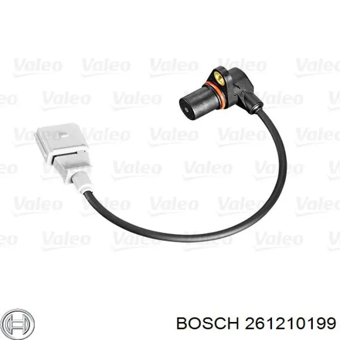 Czujnik położenia wału korbowego Bosch 261210199 cena, od 17,72 USD