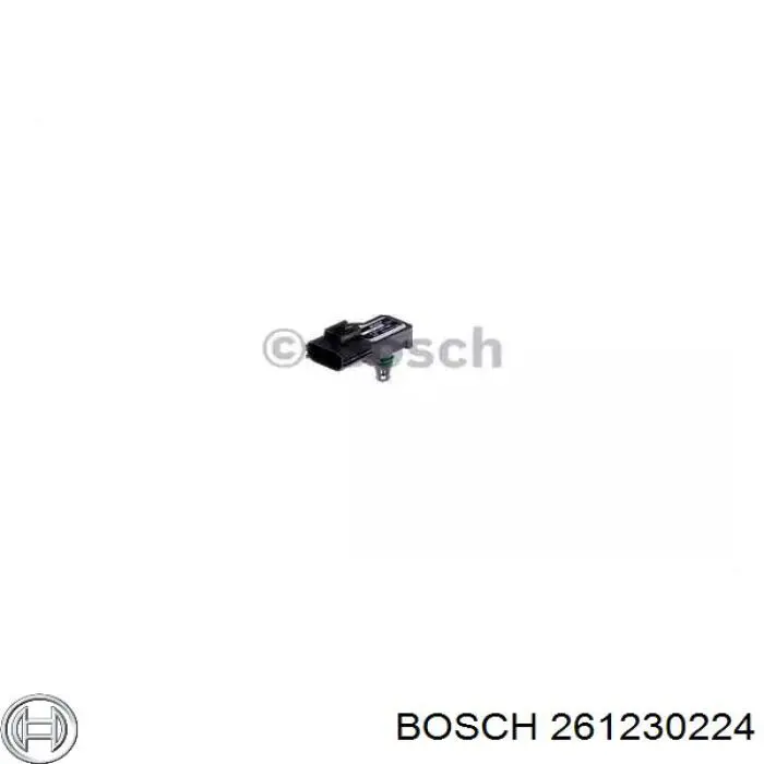 Do koszyka 261230224 Bosch Czujnik ciśnienia w kolektorze ssącym, MAP