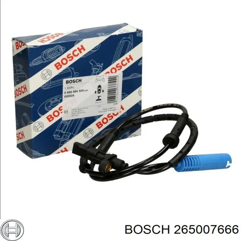 Czujnik ABS przedni 265007666 Bosch