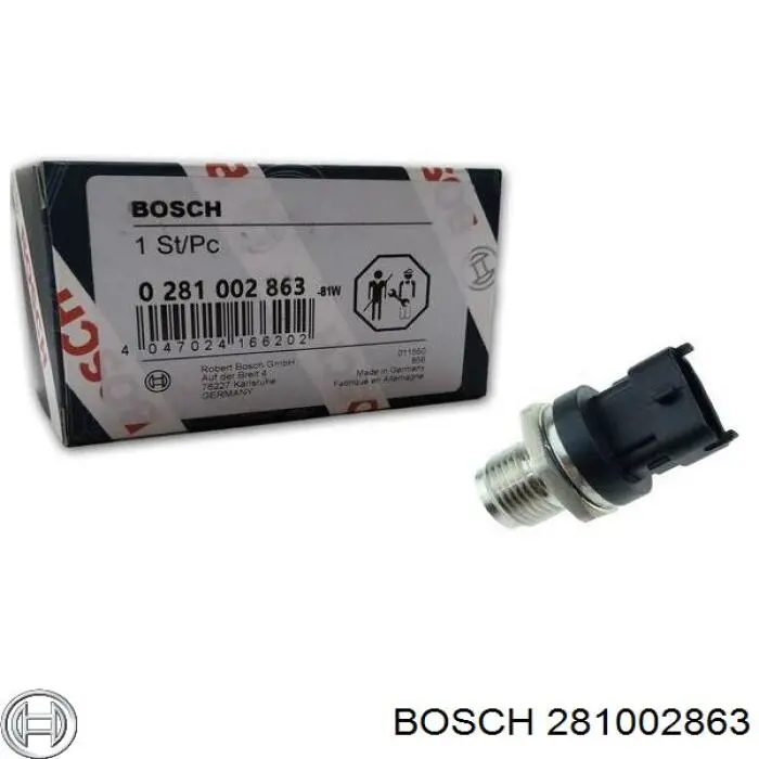 Czujnik ciśnienia paliwa Bosch 281002863 cena, od 64,69 USD
