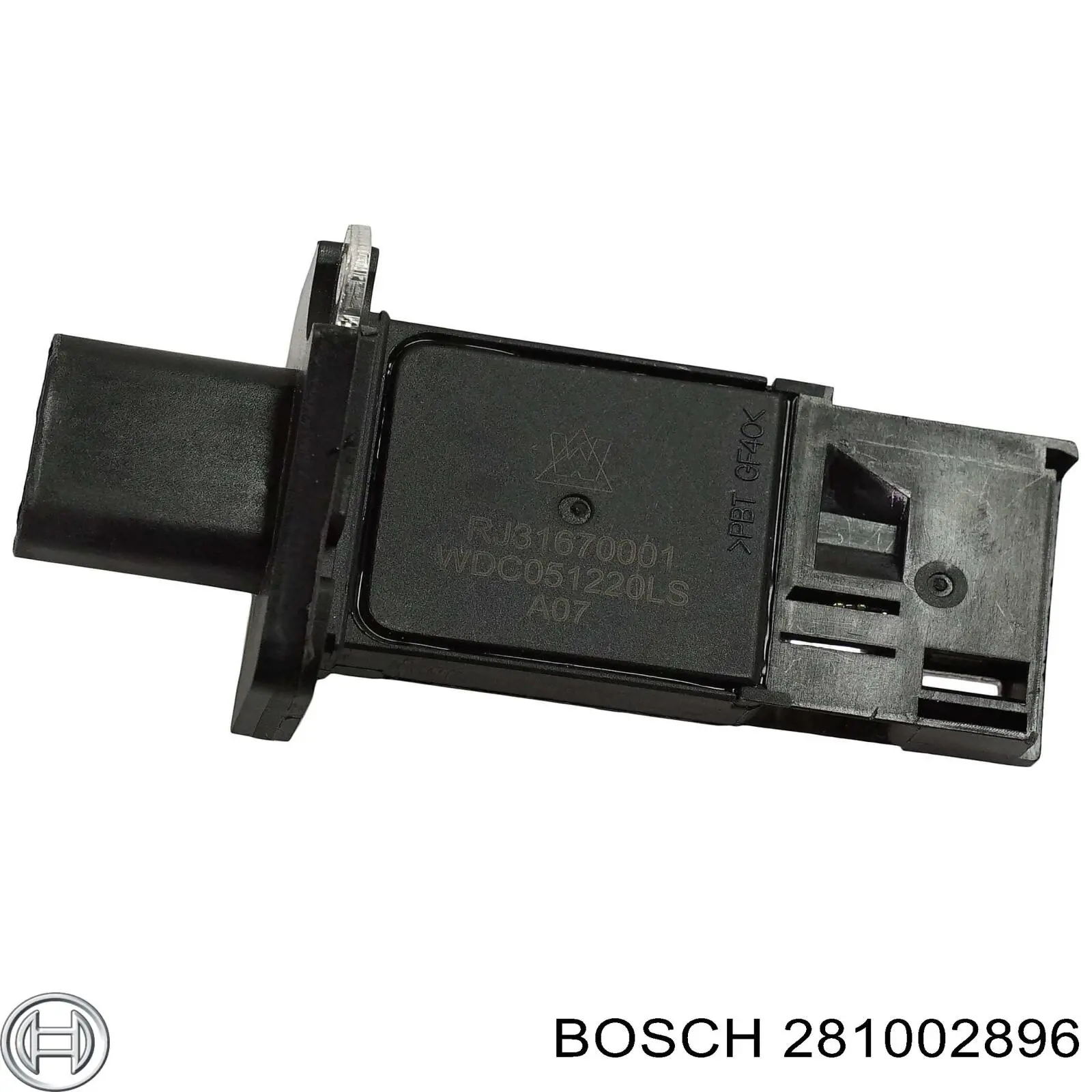281002896 Bosch Czujnik przepływu powietrza, przepływomierz powietrza M.A.F.