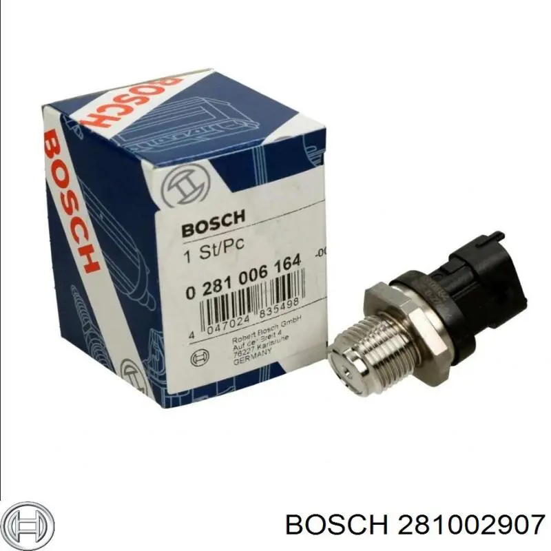 281002907 Bosch Regulator ciśnienia paliwa w listwie paliwowej