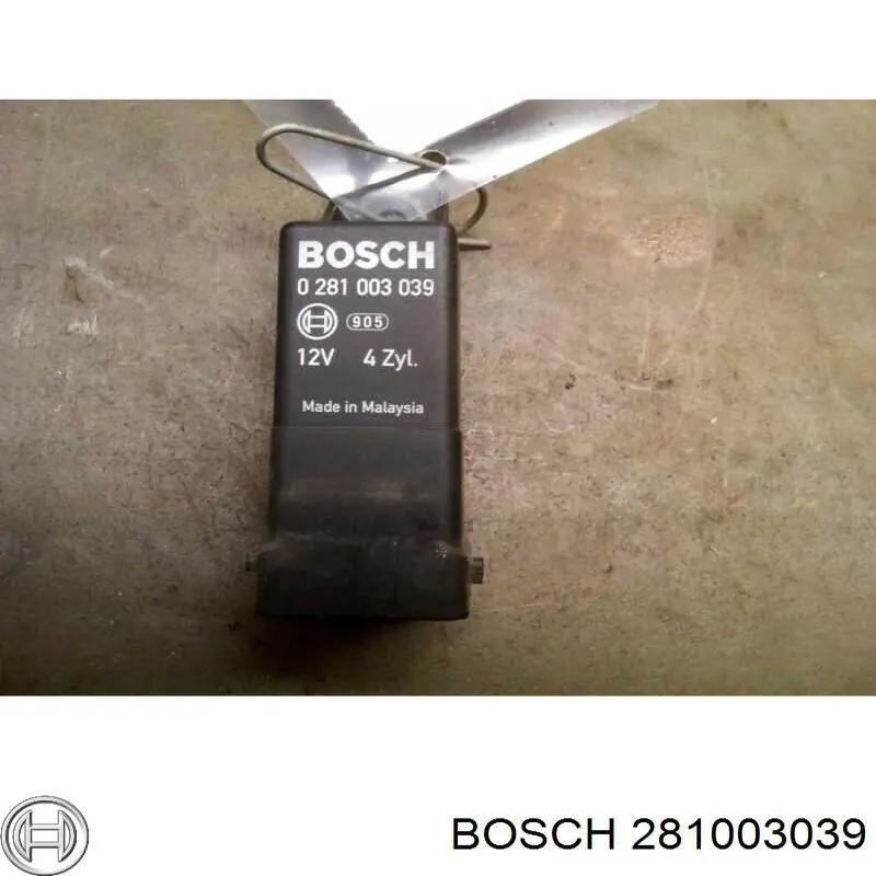Do koszyka 281003039 Bosch Przekaźnik świec żarowych