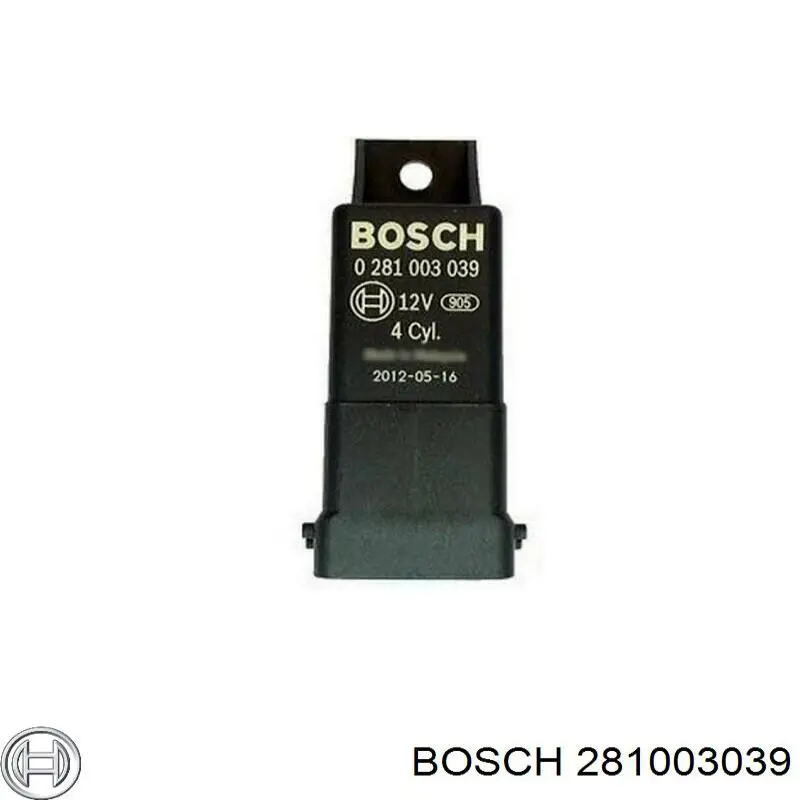 Przekaźnik świec żarowych Bosch 281003039 cena, od 74,53 USD