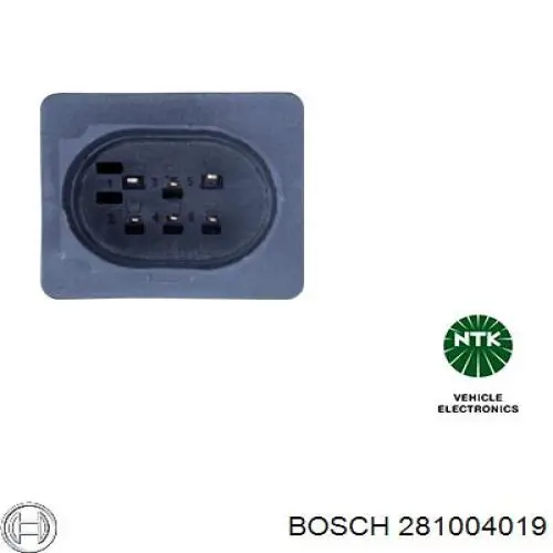 Sonda lambda, czujnik tlenu 281004019 Bosch