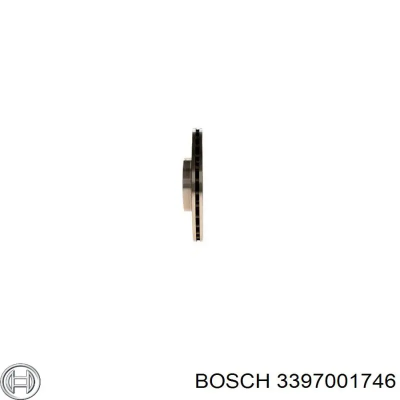 Pióro wycieraczki szyby przedniej pasażera 3397001746 Bosch