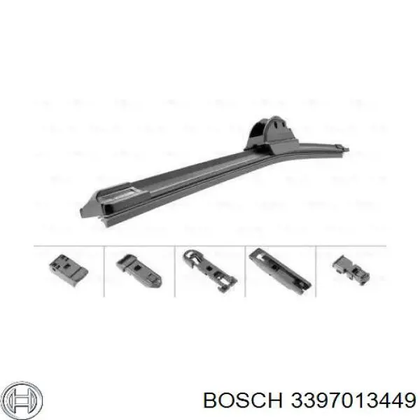 Do koszyka 3397013449 Bosch Pióro wycieraczki szyby przedniej pasażera