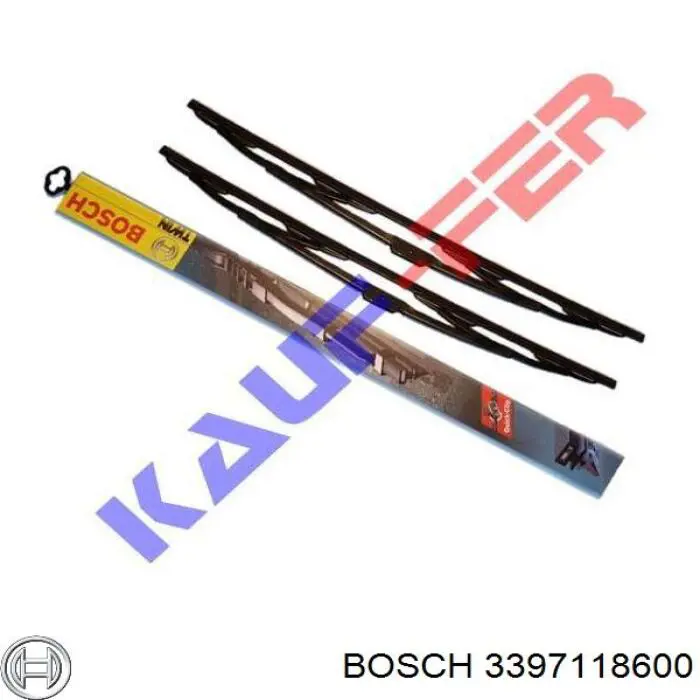 Pióro wycieraczki szyby przedniej, zestaw (2 szt.) do Daihatsu Terios I J100, J102, J122