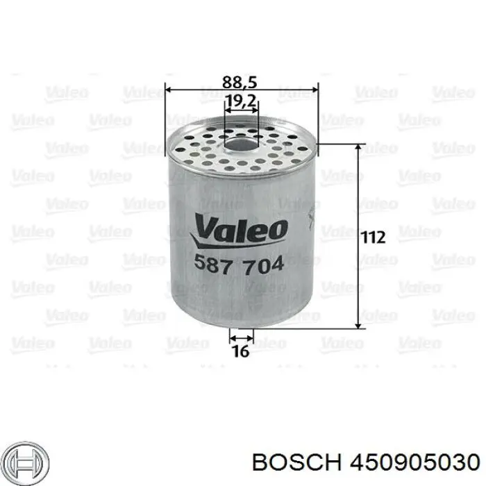 Filtr paliwa Bosch 450905030 cena, od 11,06 USD