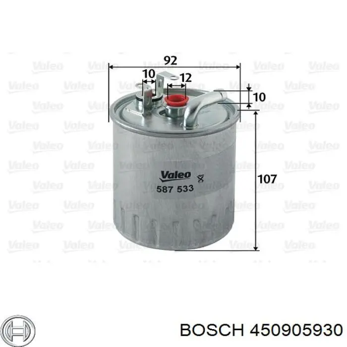 450905930 Bosch filtr paliwa