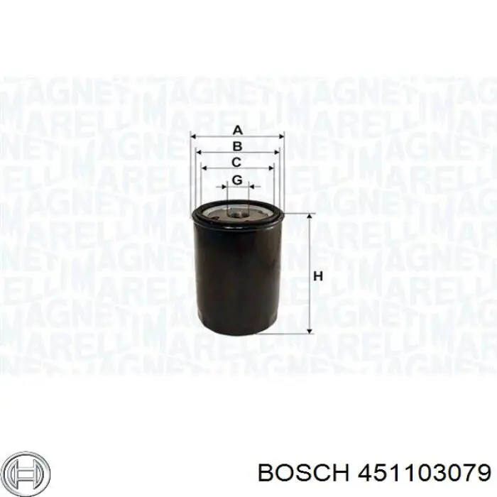 Filtr oleju 451103079 Bosch