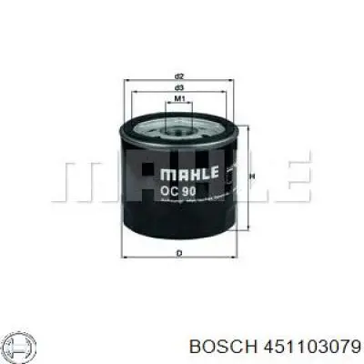 451103079 Bosch Filtr oleju