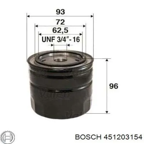 451203154 Bosch filtr oleju