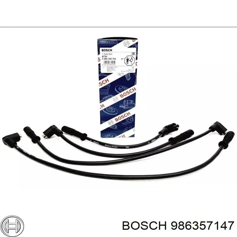 Zestaw przewodów wysokiego napięcia Bosch 986357147 cena, od 33,65 USD