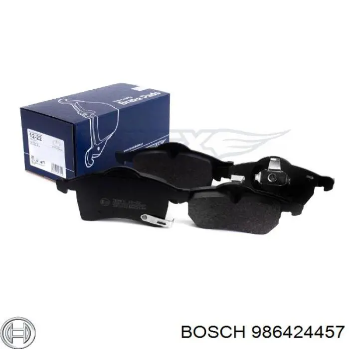 Klocki hamulcowe przednie tarczowe 986424457 Bosch