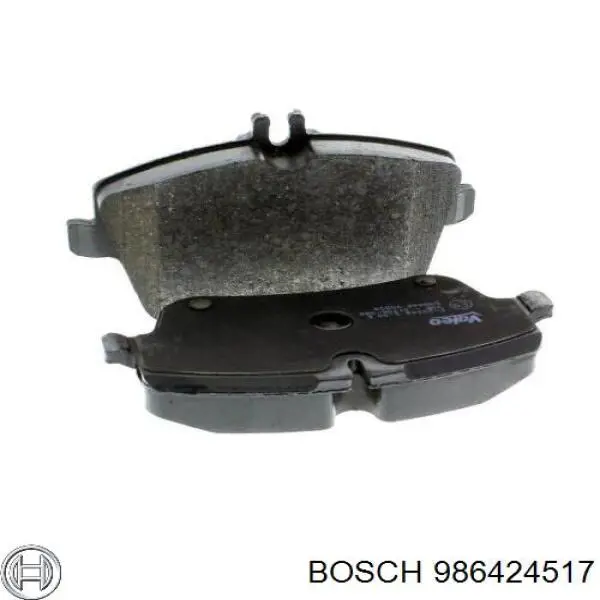 986424517 Bosch Klocki hamulcowe przednie tarczowe
