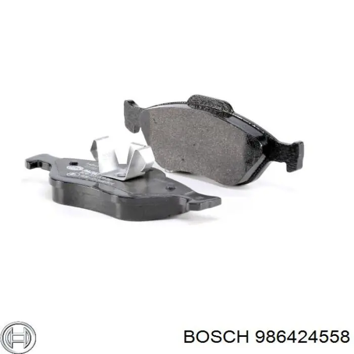 Klocki hamulcowe przednie tarczowe 986424558 Bosch