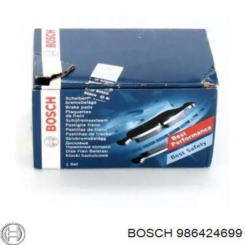 Okładziny (klocki) do hamulców tarczowych tylne Bosch 986424699 cena, od 25,01 USD