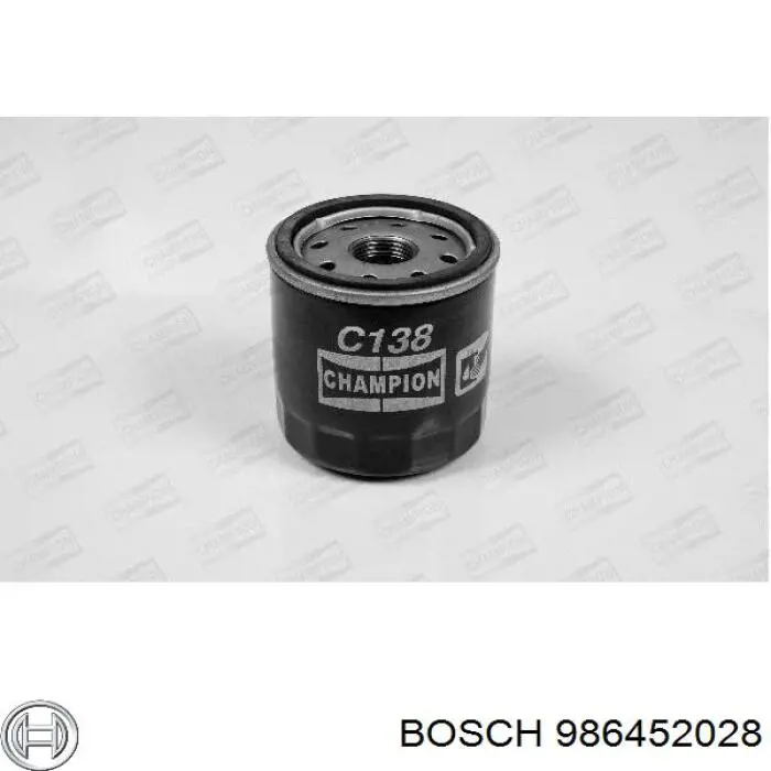 Filtr oleju Bosch 986452028 cena, od 7,84 USD