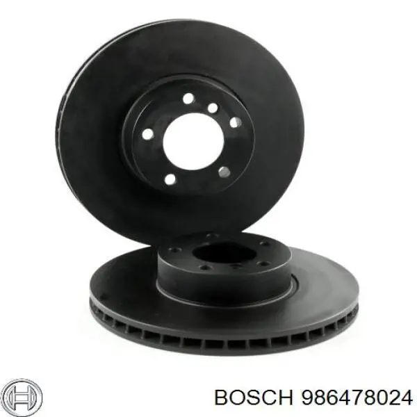 Do koszyka 986478024 Bosch Tarcza hamulcowa przednia