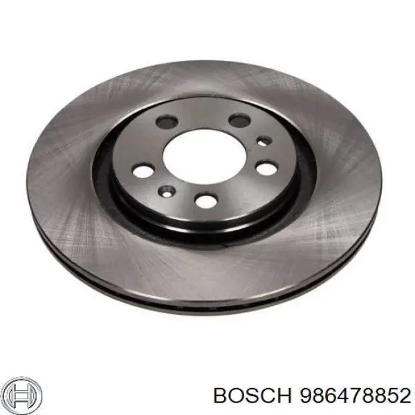Tarcza hamulcowa przednia 986478852 Bosch