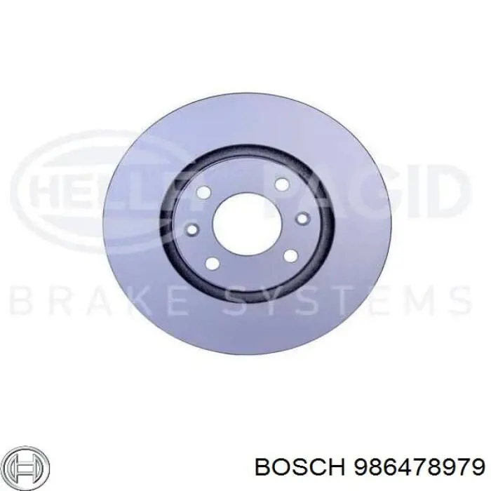 986478979 Bosch Tarcza hamulcowa przednia