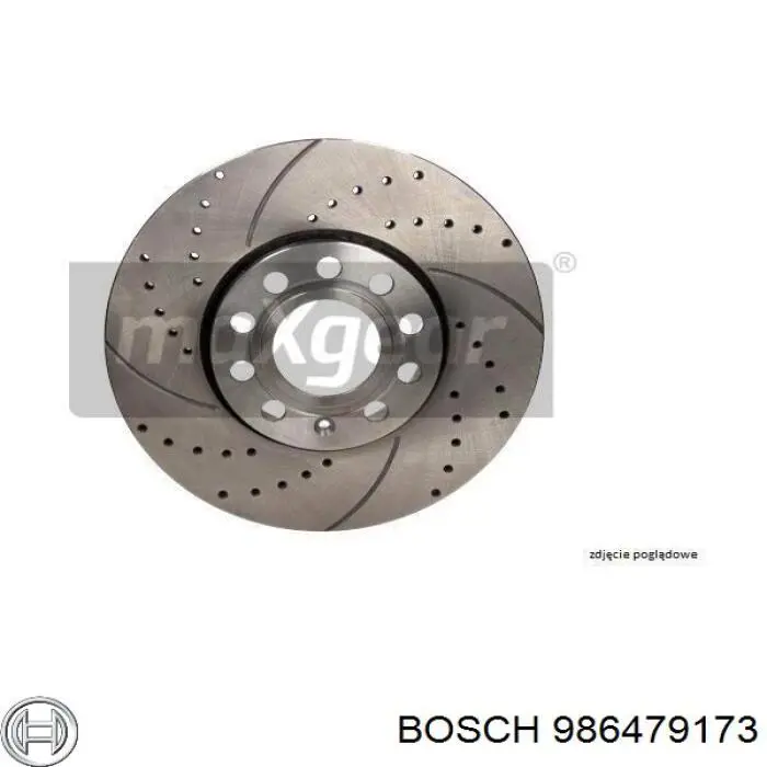 Tarcza hamulcowa przednia Bosch 986479173 cena, od 49,89 USD