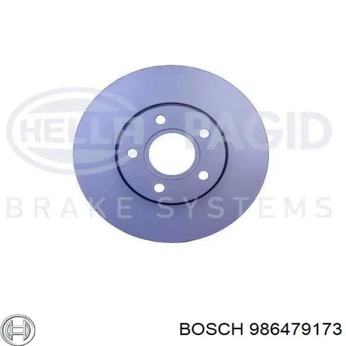 986479173 Bosch Tarcza hamulcowa przednia