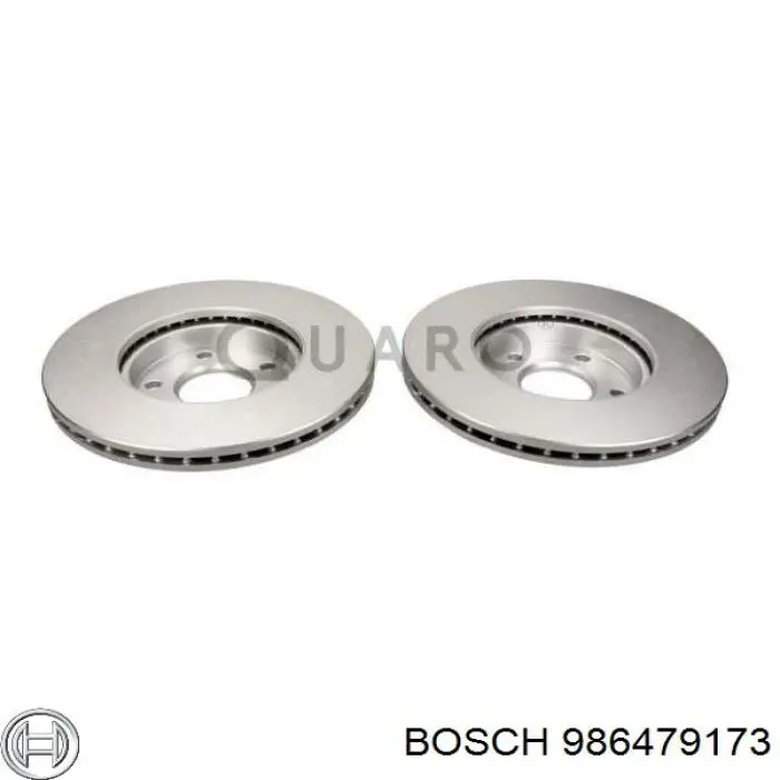 986479173 Bosch Tarcza hamulcowa przednia