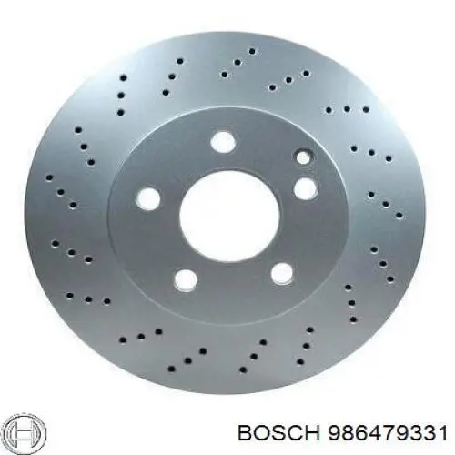 Tarcza hamulcowa przednia Bosch 986479331 cena, od 78,28 USD