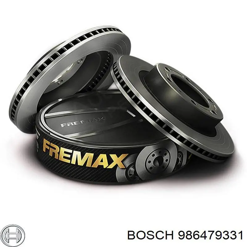 986479331 Bosch Tarcza hamulcowa przednia