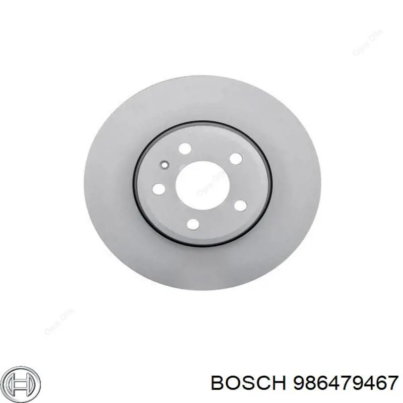986479467 Bosch Tarcza hamulcowa przednia