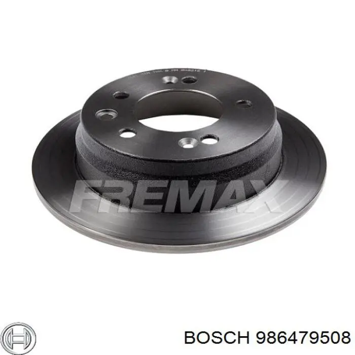 986479508 Bosch tarcza hamulcowa tylna