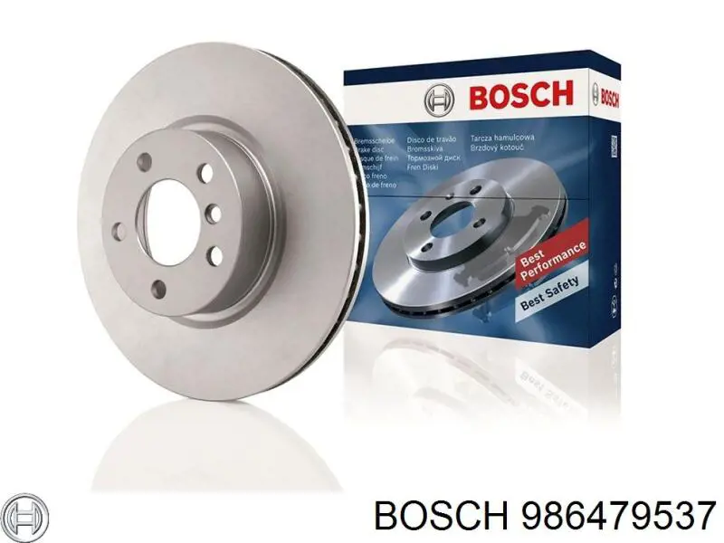 Tarcza hamulcowa przednia 986479537 Bosch