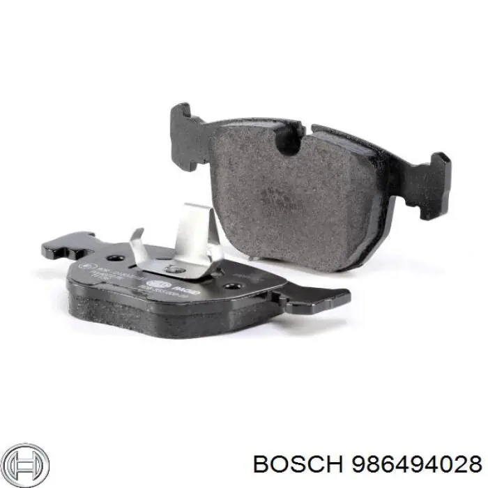 986494028 Bosch Klocki hamulcowe przednie tarczowe