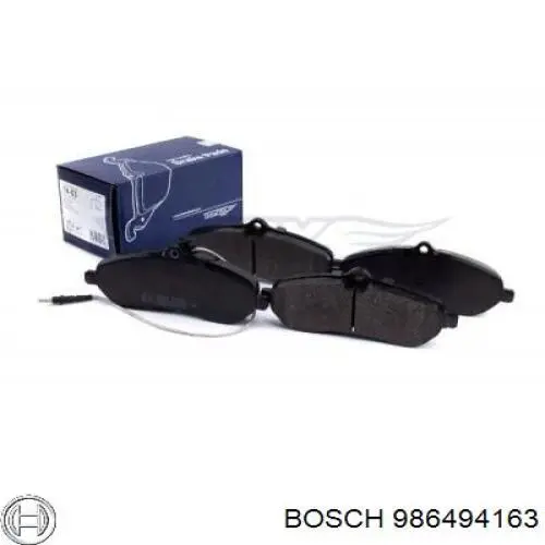 Klocki hamulcowe przednie tarczowe Bosch 986494163 cena, od 31,90 USD