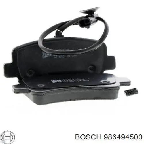 Do koszyka 986494500 Bosch Okładziny (klocki) do hamulców tarczowych tylne