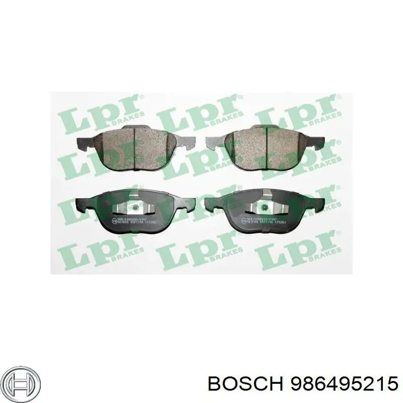 Klocki hamulcowe przednie tarczowe Bosch 986495215 cena, od 32,89 USD