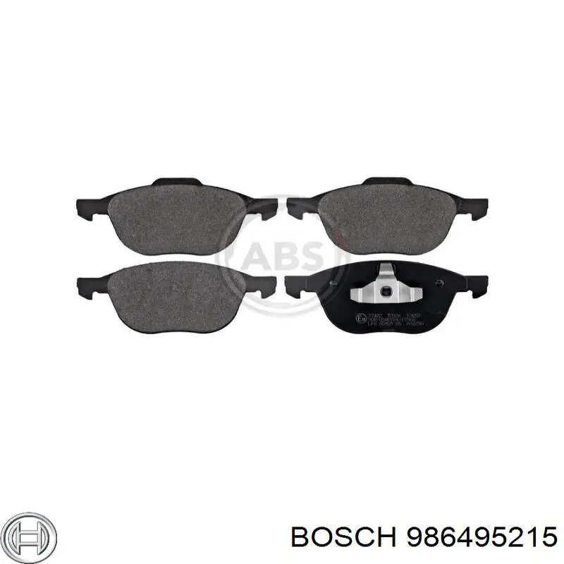 986495215 Bosch Klocki hamulcowe przednie tarczowe