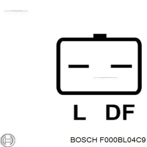 Alternator F000BL0408 REMA-PARTS
