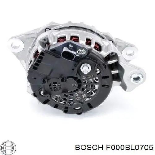 Alternator F000BL0705 Bosch