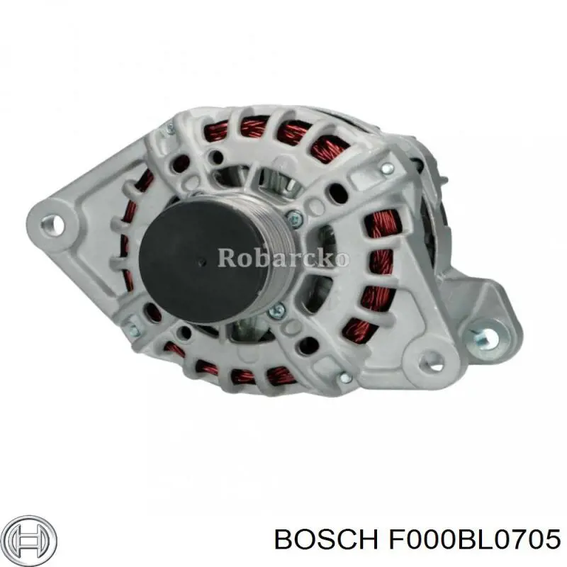 Alternator F000BL0705 Bosch